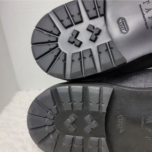 TAFT The Jack Mens Combat Boots Size 12 Gray Wool Oxblood Leaher Cap Toe Shoes - Picture 12 of 12